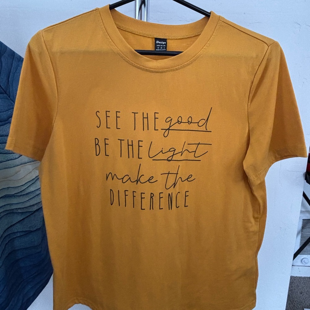 Yellow Graphic Tee